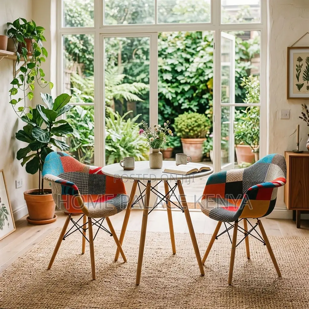 Dining Set; 2-Seater Padded Garden Set