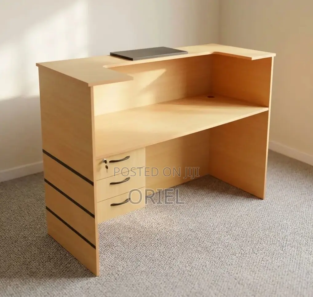 Office Reception Desk : 1400MM Desktop Reception Desk
