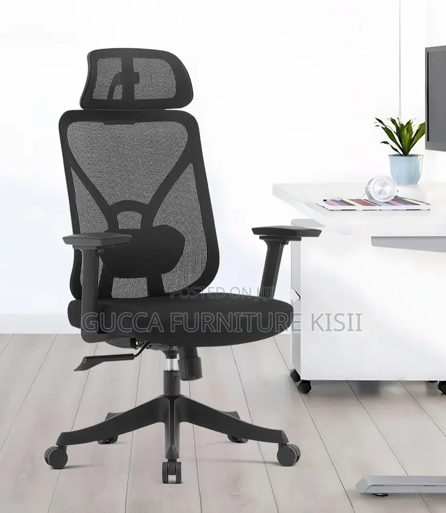 Full Back Mesh & Fabric Orthopedic Swivel Chair