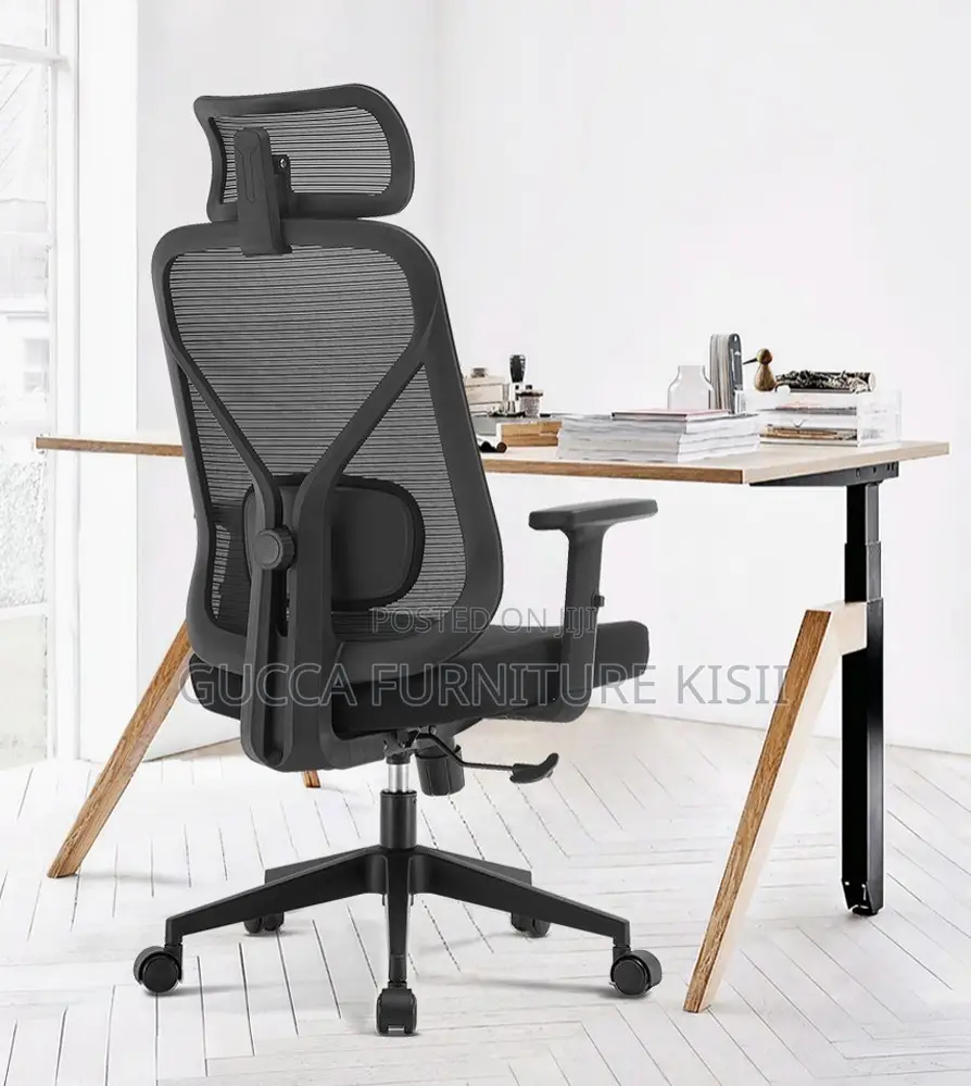 Full Back Mesh & Fabric Orthopedic Swivel Chair
