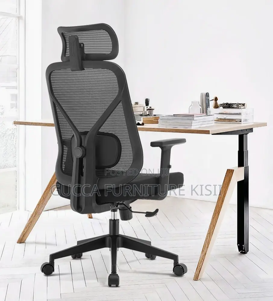 Full Back Mesh & Fabric Orthopedic Swivel Chair
