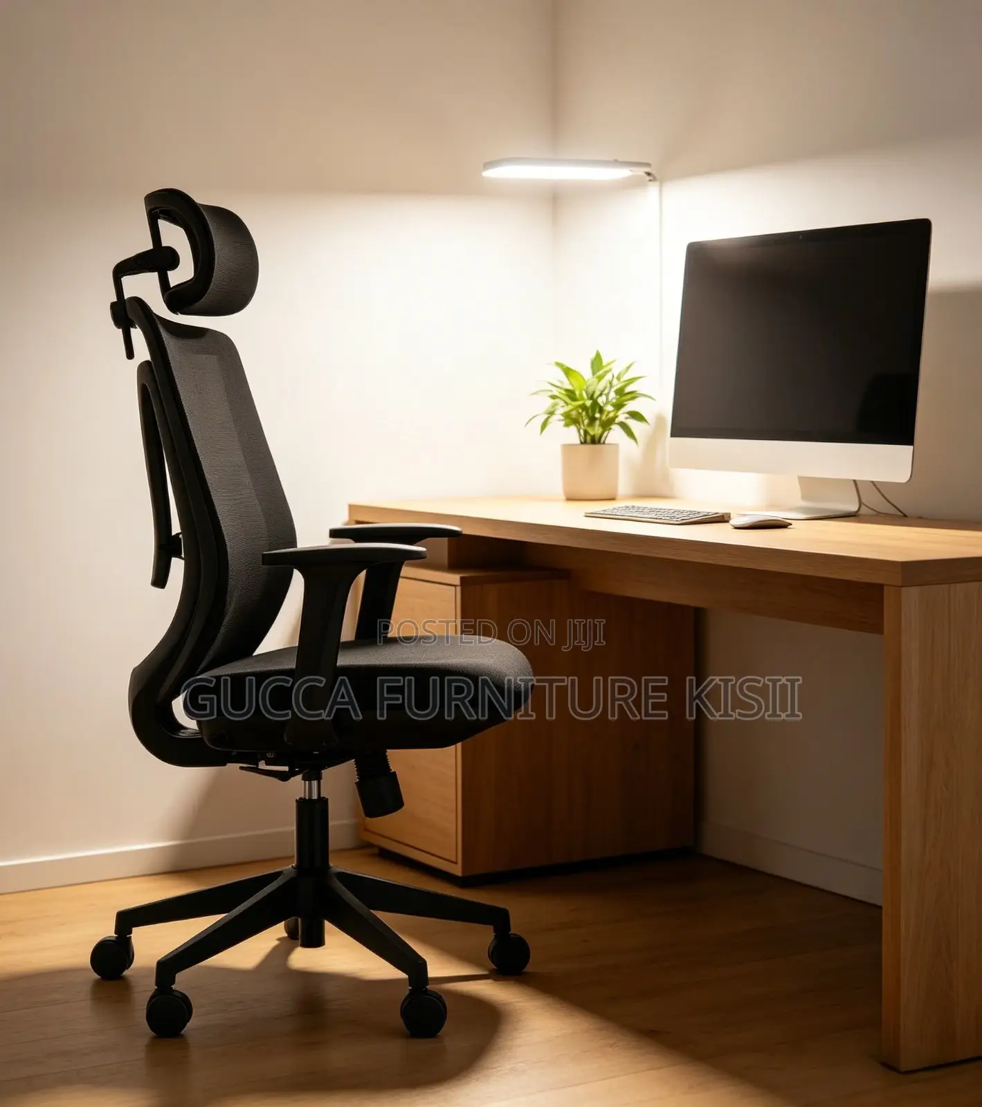 Full Back Mesh & Fabric Orthopedic Swivel Chair