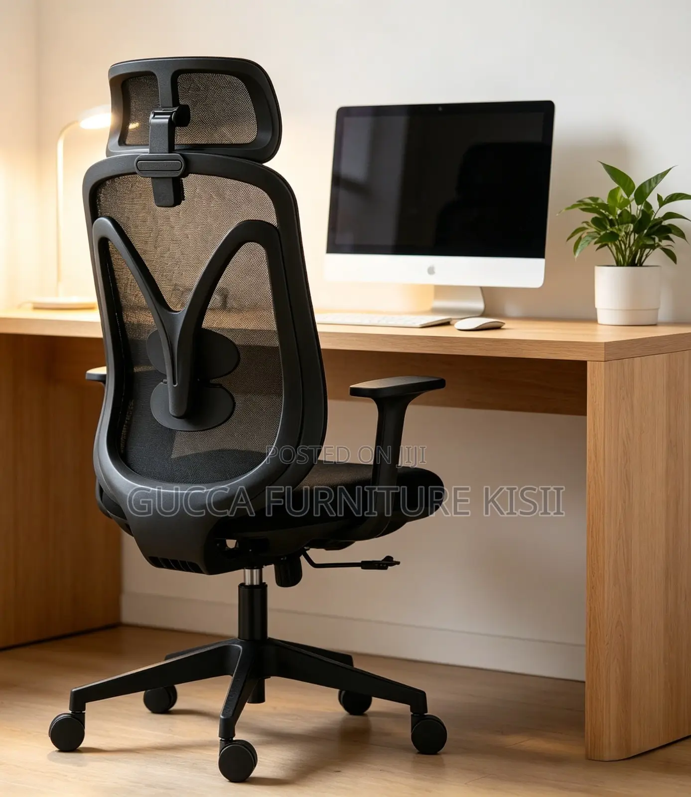 Full Back Mesh & Fabric Orthopedic Swivel Chair