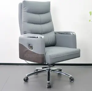 Leatherette Executive Directors Office Chair-WTH Footrest