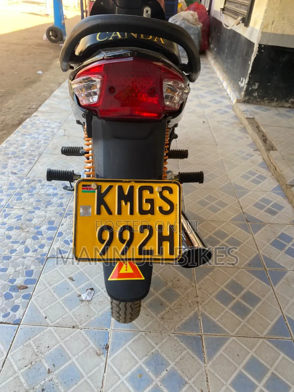 New Honda CG110 2025 Black