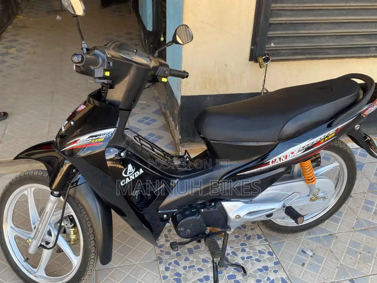 New Honda CG110 2025 Black