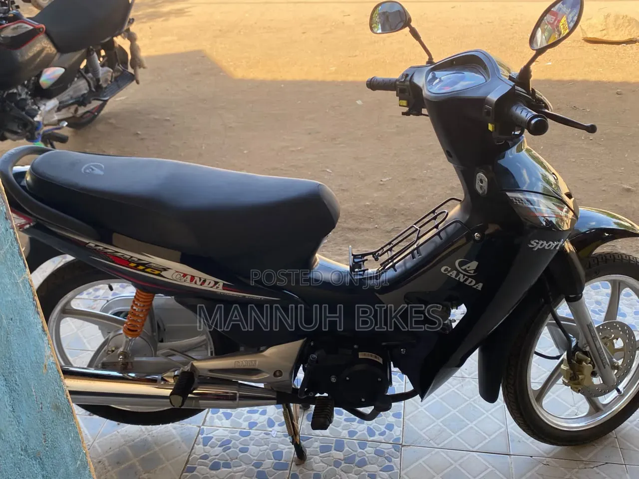 New Honda CG110 2025 Black