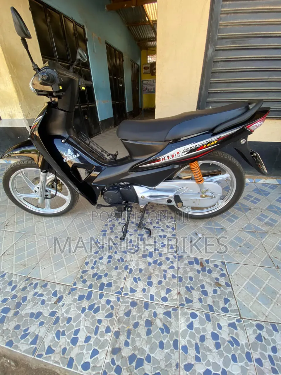 New Honda CG110 2025 Black