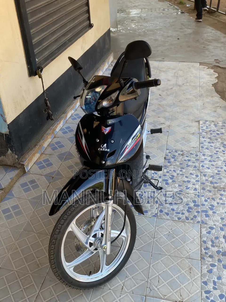 New Honda CG110 2025 Black