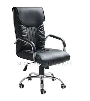 Leather Midback Secretarial Office Seat