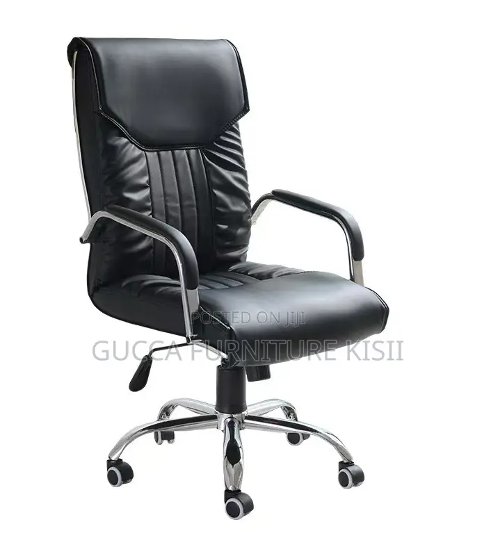 Leather Midback Secretarial Office Seat