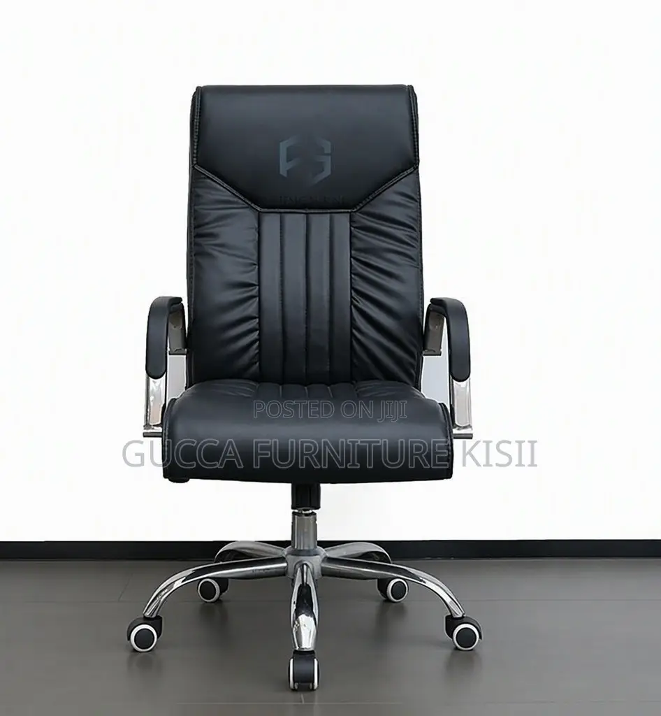 Leather Midback Secretarial Office Seat