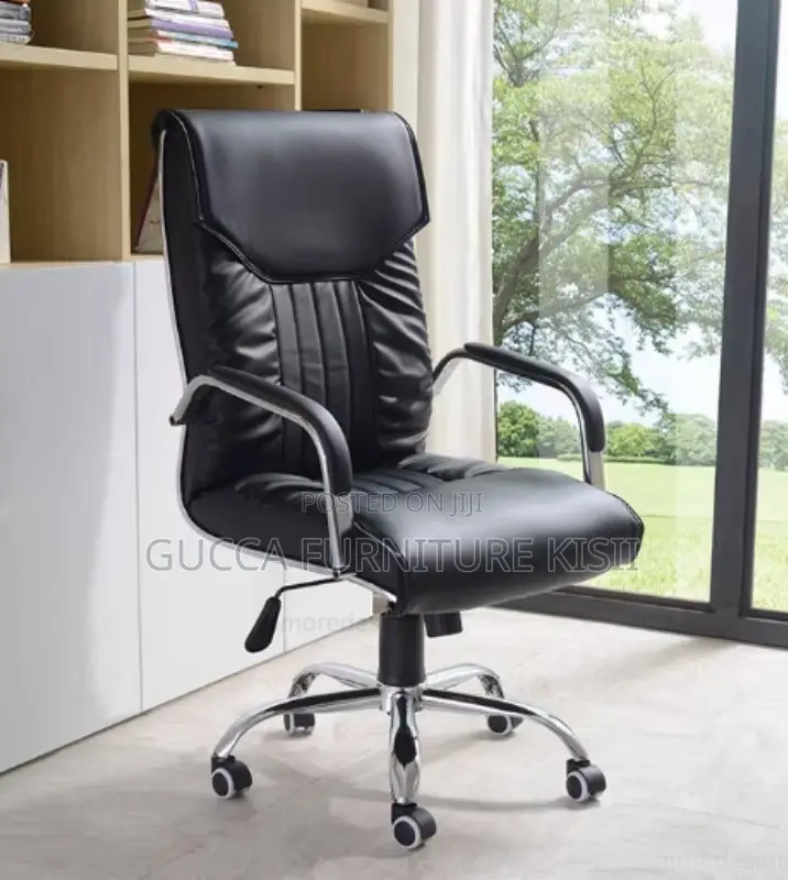 Leather Midback Secretarial Office Seat