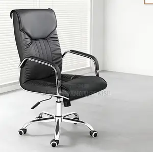 Leather Midback Secretarial Office Seat