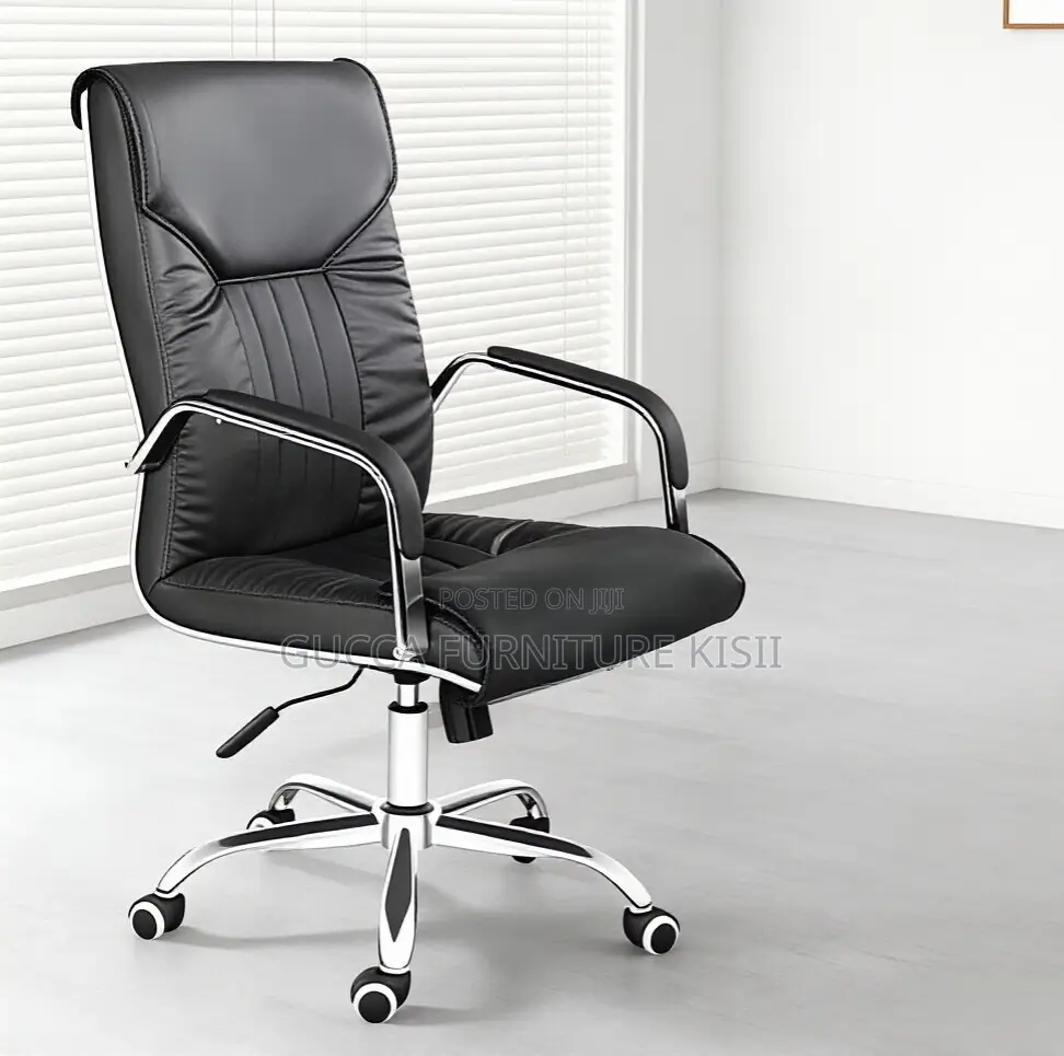 Leather Midback Secretarial Office Seat