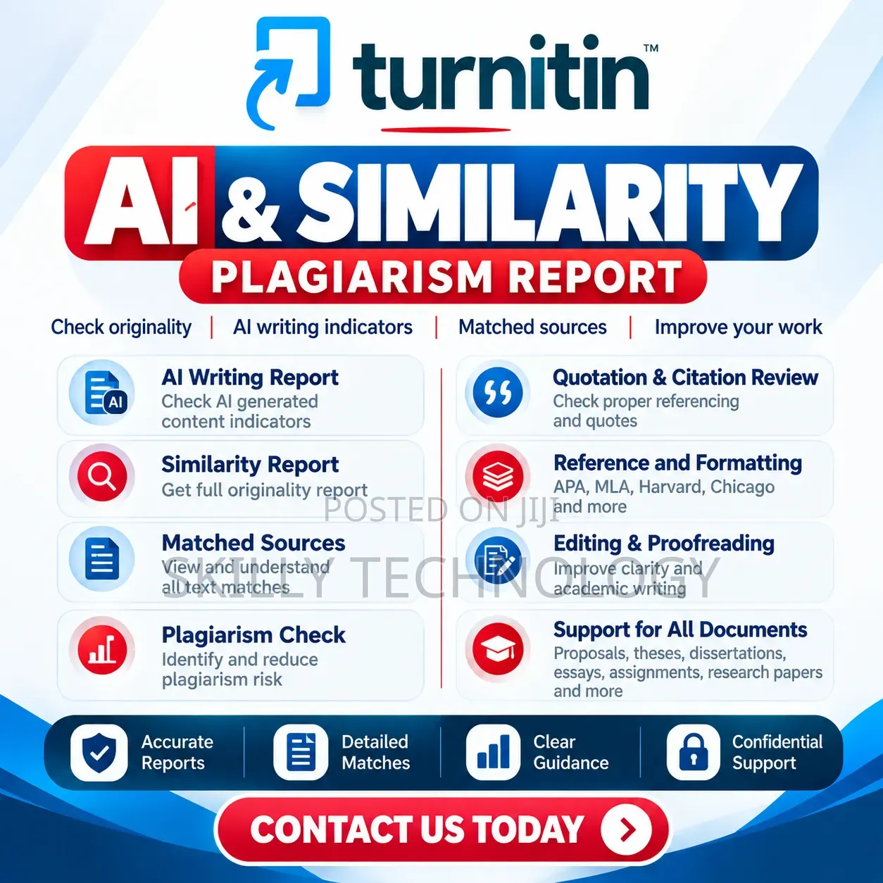 Turnitin AI Writing & Similarity Reports
