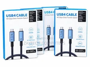 Type C to Type C 8k Threaded 240w Cable 2meters