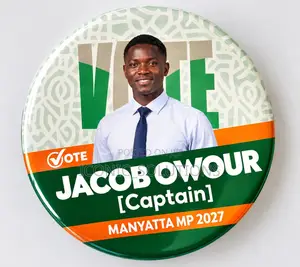 Member of Parliament (MP) Button Badge