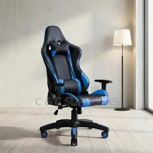 Blue Adjustable Gaming Chair.