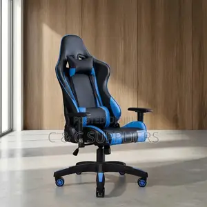 Blue Adjustable Gaming Chair.