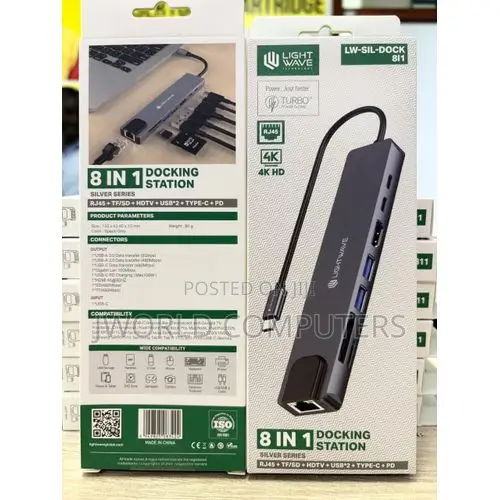Light Wave USB-C MULTI-FUNCTIONAL 5-in-1 Docking Station