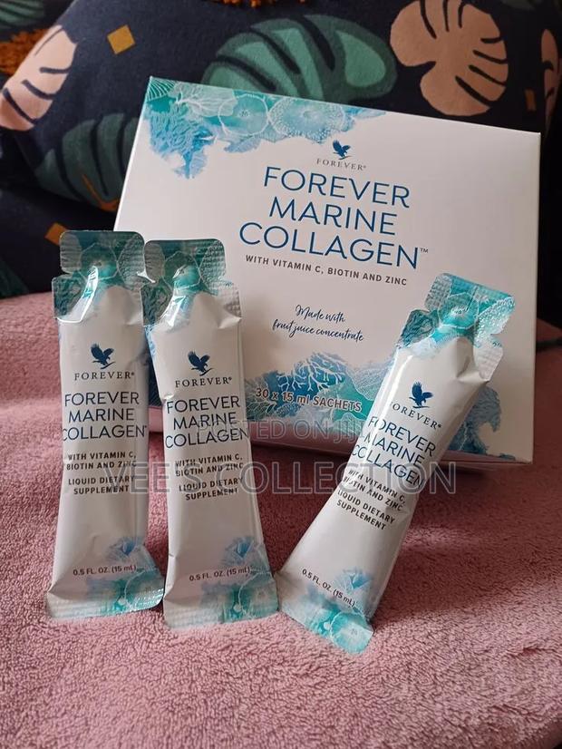 Forever Marine Collagen - Peptides Collagen With Vita C, Zinc, Biotin