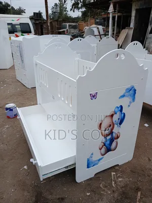 Decorated Baby Cot