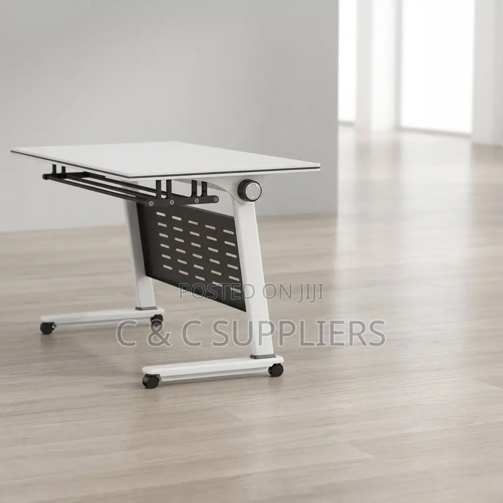 Folding White Training/Study Table.
