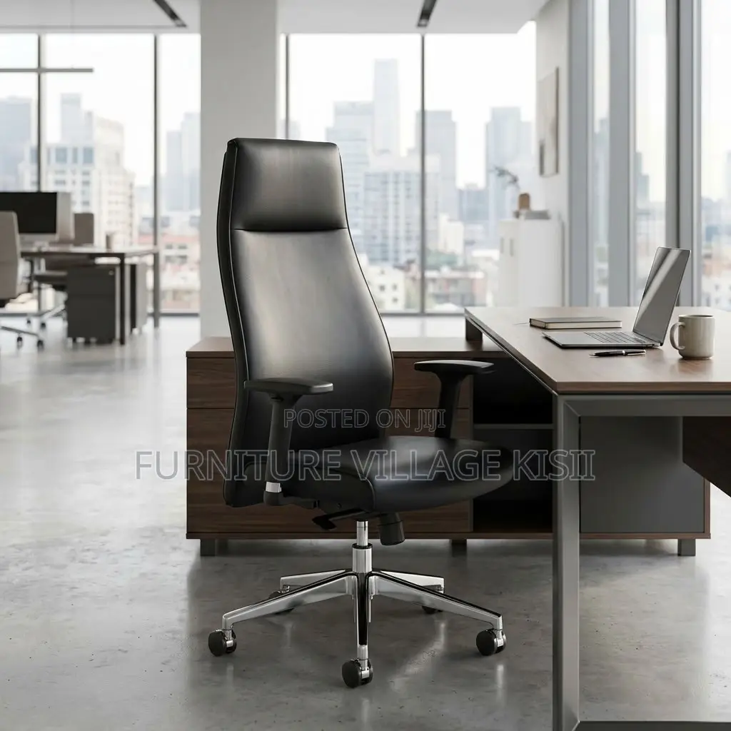 High Back Executive Office Leather Chair