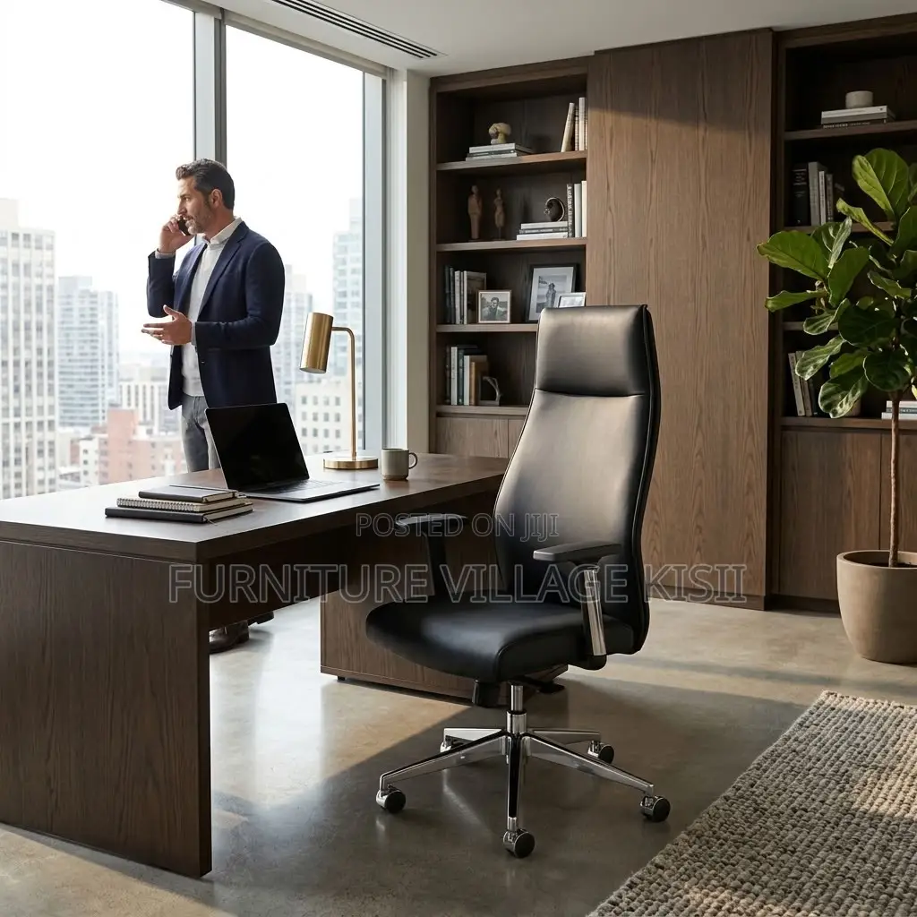 High Back Executive Office Leather Chair