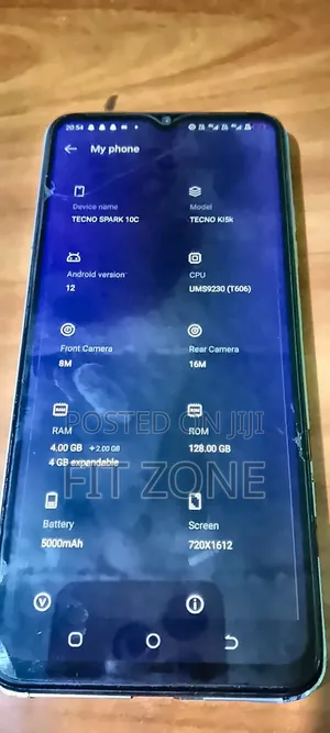 Tecno Spark 10C 128 GB Blue