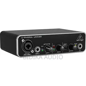 Behringer U-Phoria UMC22 Audiophile 2x2 USB Audio Interface