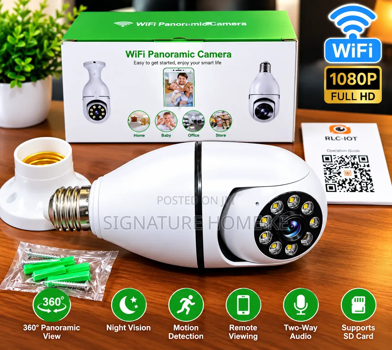 Wifi Panorama Camera Bulb