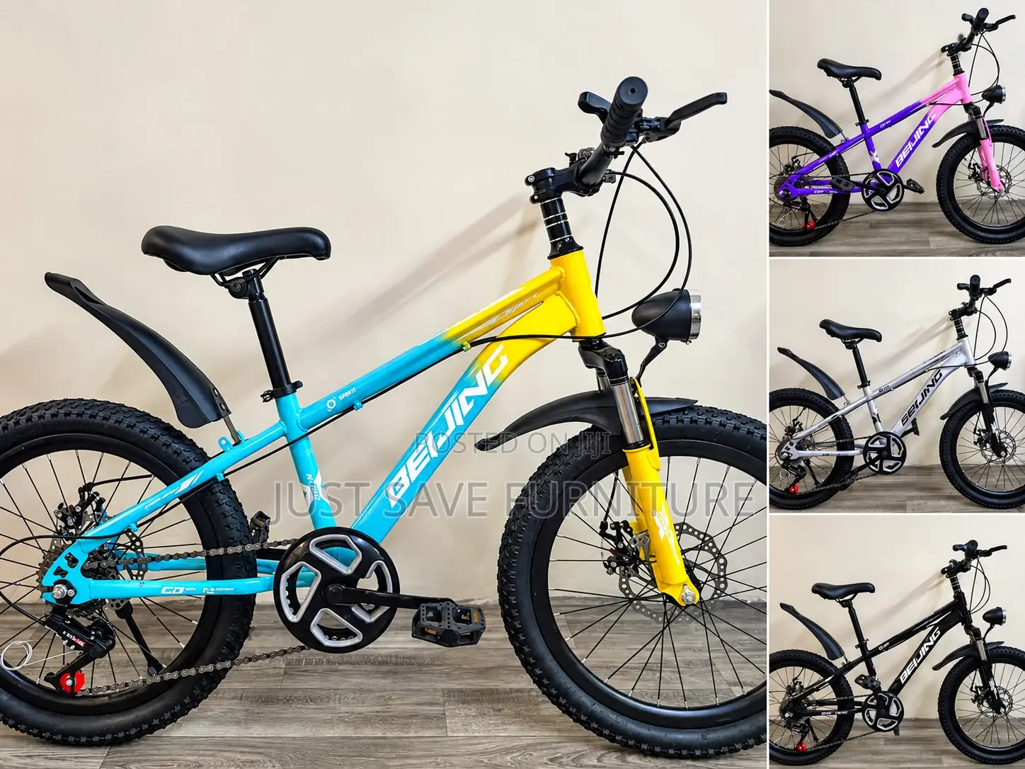 Beijing Mountain Bicycle With 6-Speed Gears, Front Suspension