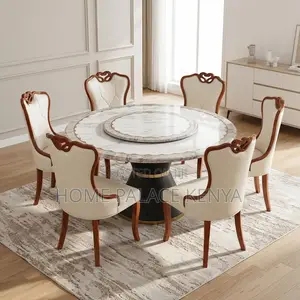 Dining Set; Spacious 6 Seater Dining Set for Guests and Entertaining