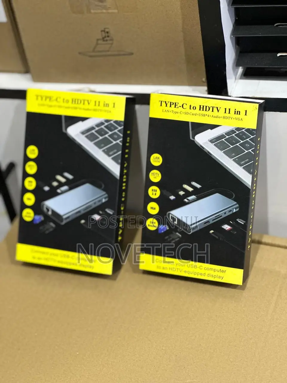 11-in-1 USB C Hub 100w Pd HDMI Vga Ethernet Rj45 Sd Multiport Doc