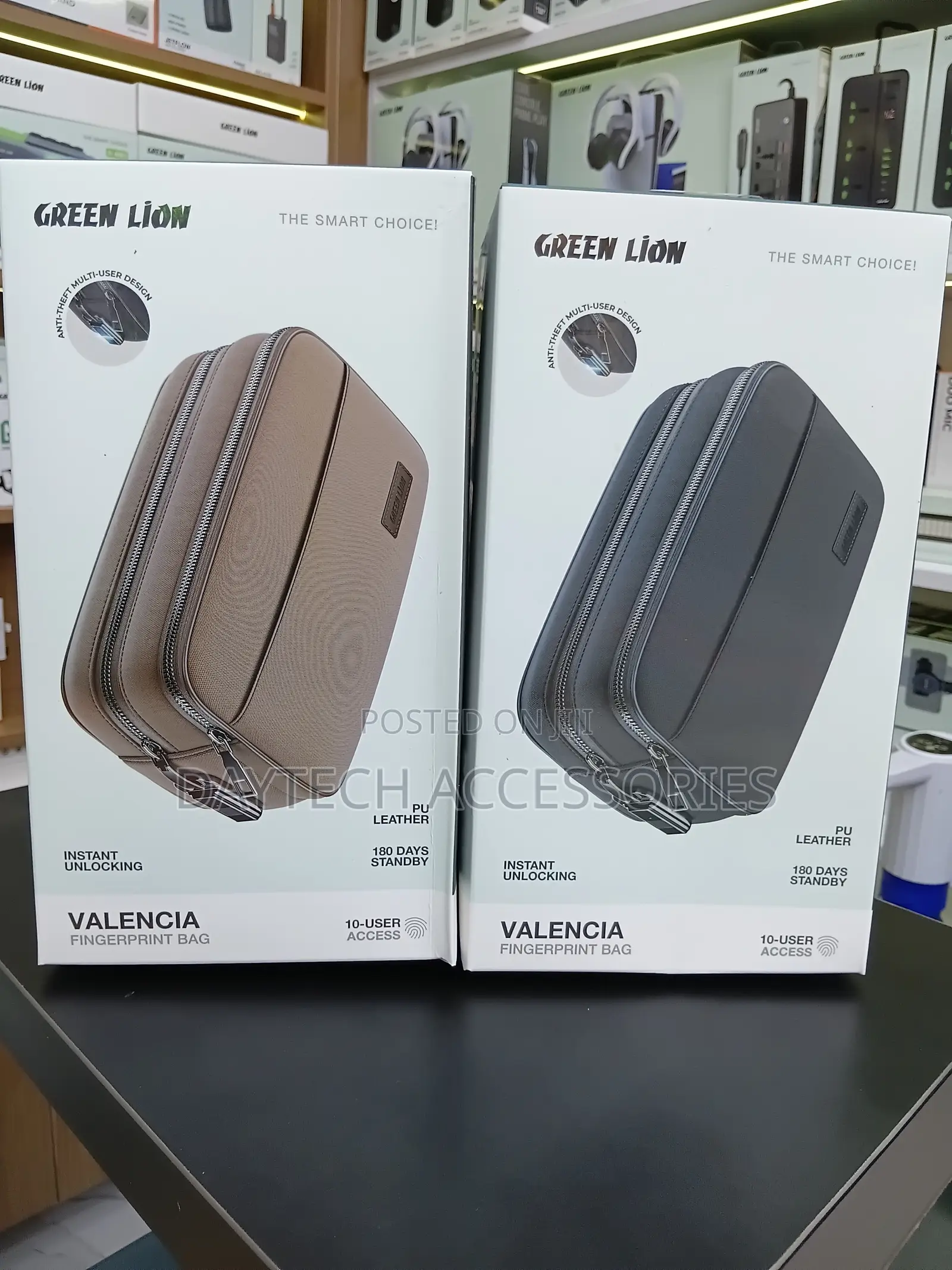 Green Lion Valencia Fingerprint Bag