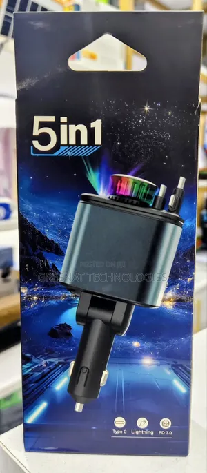 Car Charger With Aromatherapy 5 in 1 180 Watts
