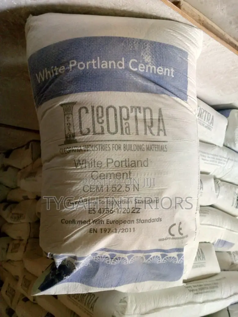 Cleopatra White Cement - High Quality (40kg Bag)
