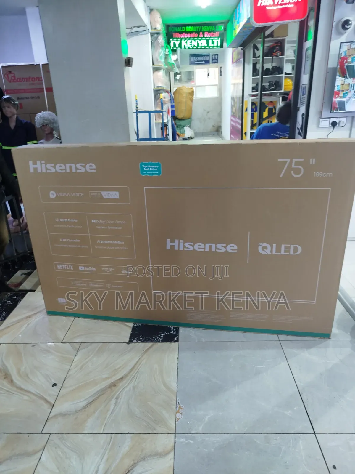 Hisense 75" Qled Vidaa TV