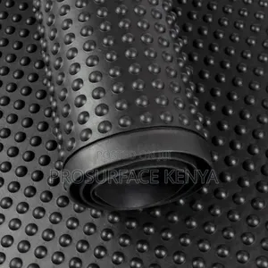 Black Cushioned Anti Fatigue Bubble Mat 90x60cm for Workstations