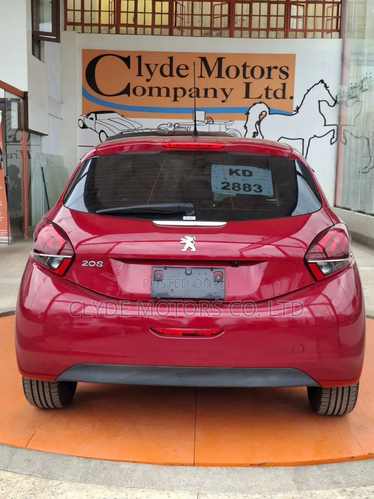 Peugeot 208 2019 Red