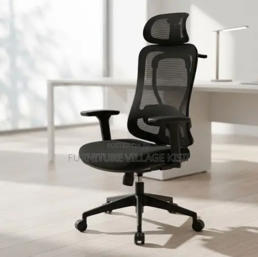 Orthopedic Office Seat With Back Lumbar Support