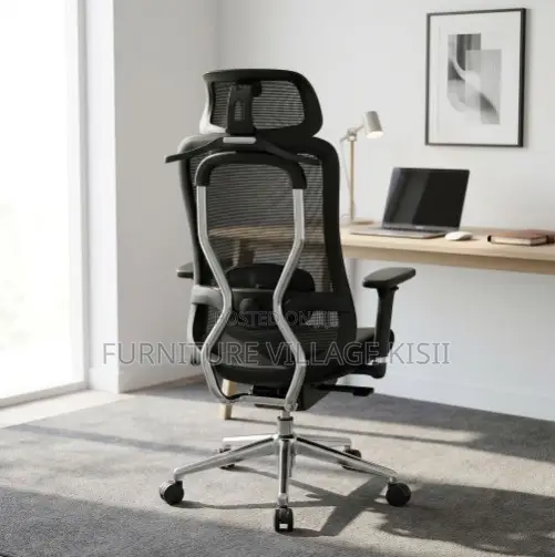Orthopedic Office Seat With Back Lumbar Support