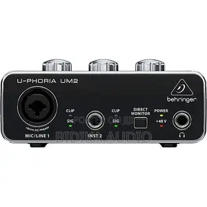 Behringer U-Phoria UM2 2 X 2 Audio Interfacce With USB 2.0