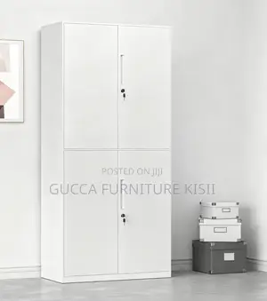 4 Door Lockable Metallic Storage Locker Box