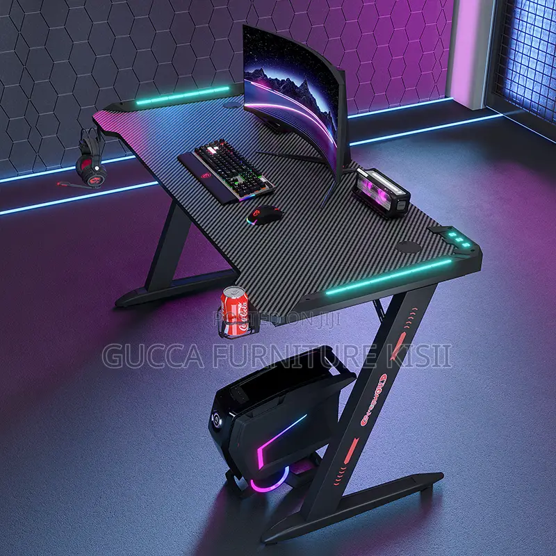 Modern LED 120CM Powered Gaming Desk