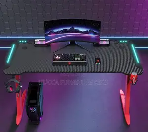Modern LED 120CM Powered Gaming Desk