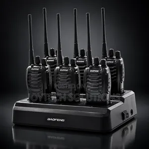 Baofeng Walkie Talkie 6pcs -Way Charging Set for Security Teams Kenya