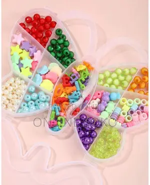 Girls Jewelry Kids Craft Bracelet Making Kit DIY Beads Butterfly Set